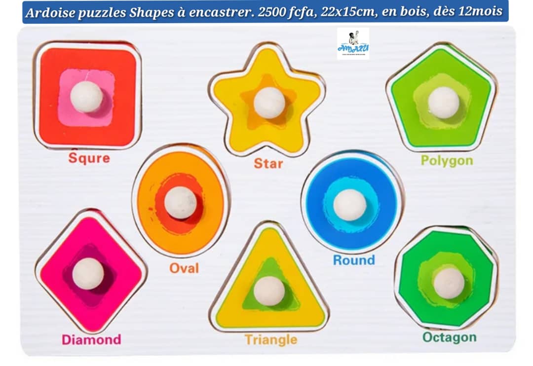 Ardoise puzzles Shapes